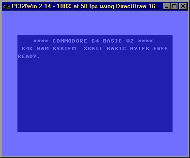 Commodore 64 Startup